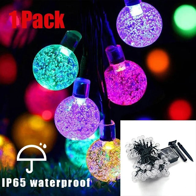 20~100 Led Solar Light Outdoor Ip65 Waterproof String Fairy Lamps