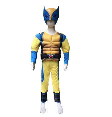 Wolverines Cosplay Costume Kids Boys Superhero