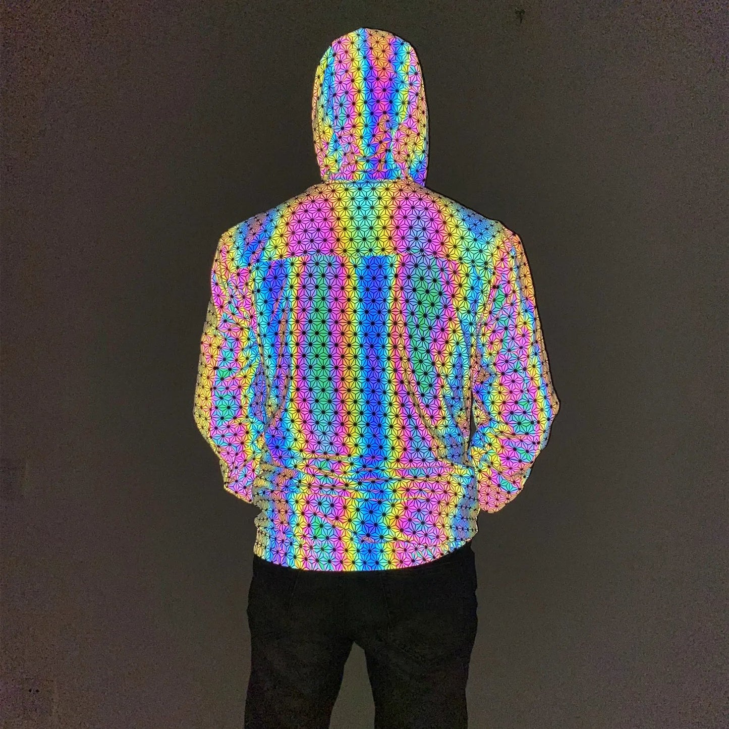 Reflective "geometric Pattern" Jacket