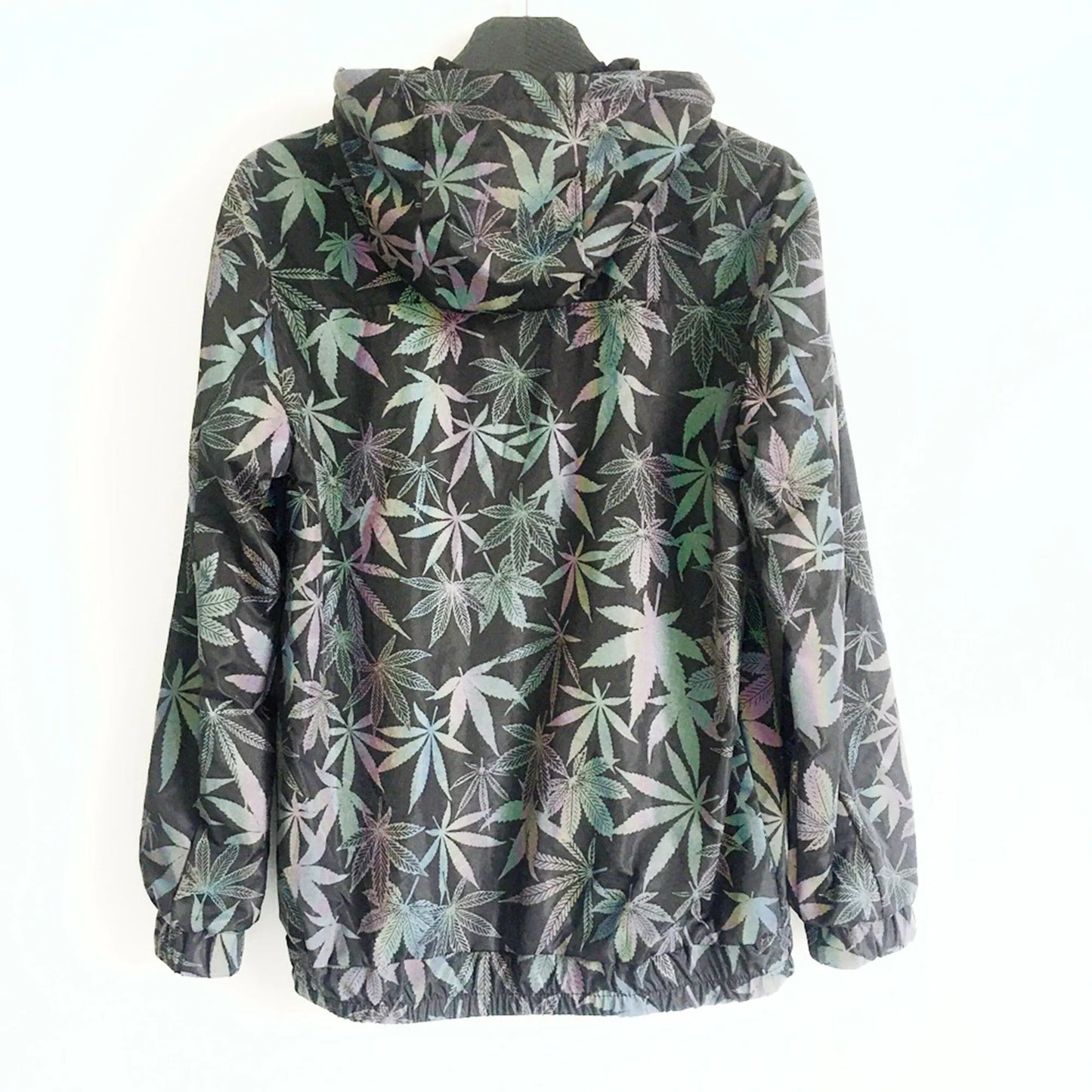 Geometric Reflective “leaf Pattern” Jacket