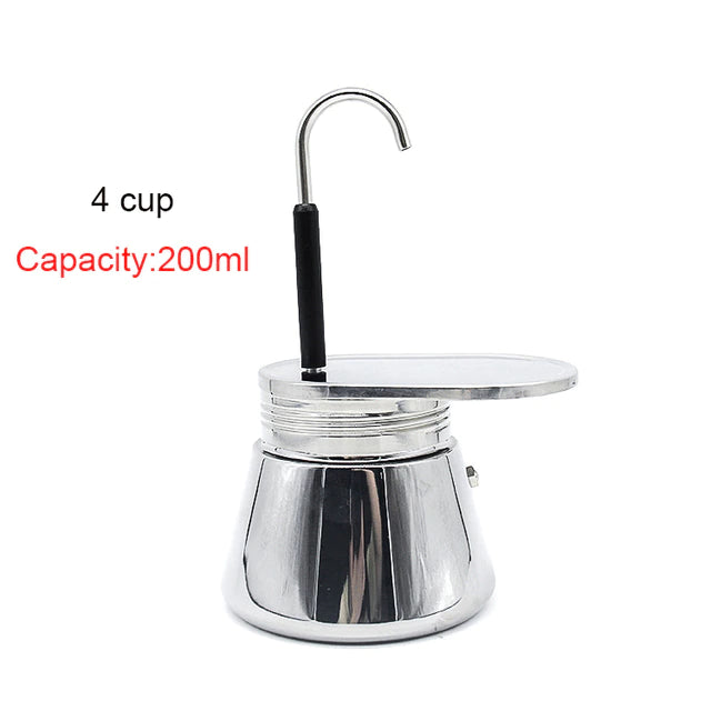 Moka Pot Stainless Steel Coffee Maker
