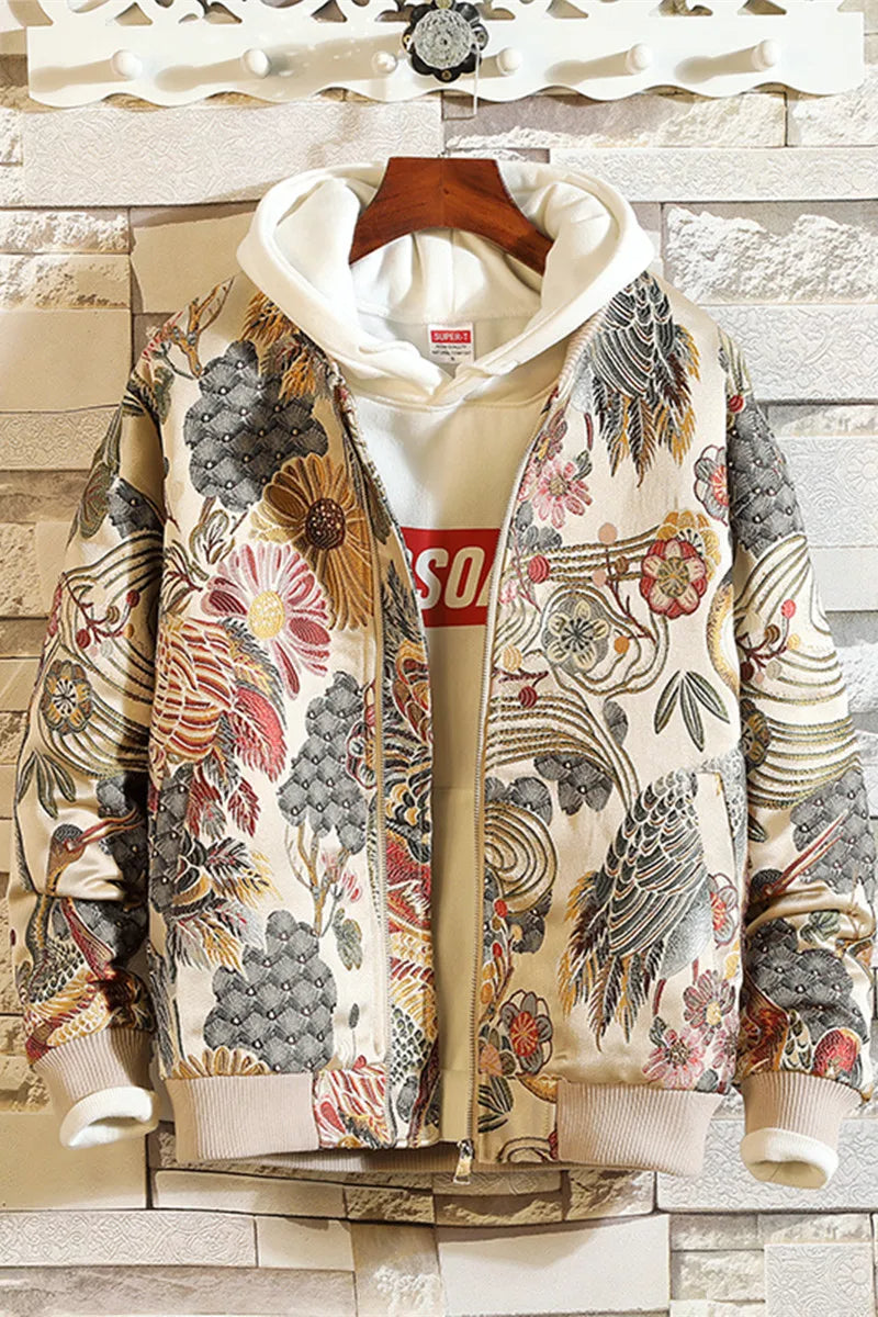 Embroidery Bomber Jackets