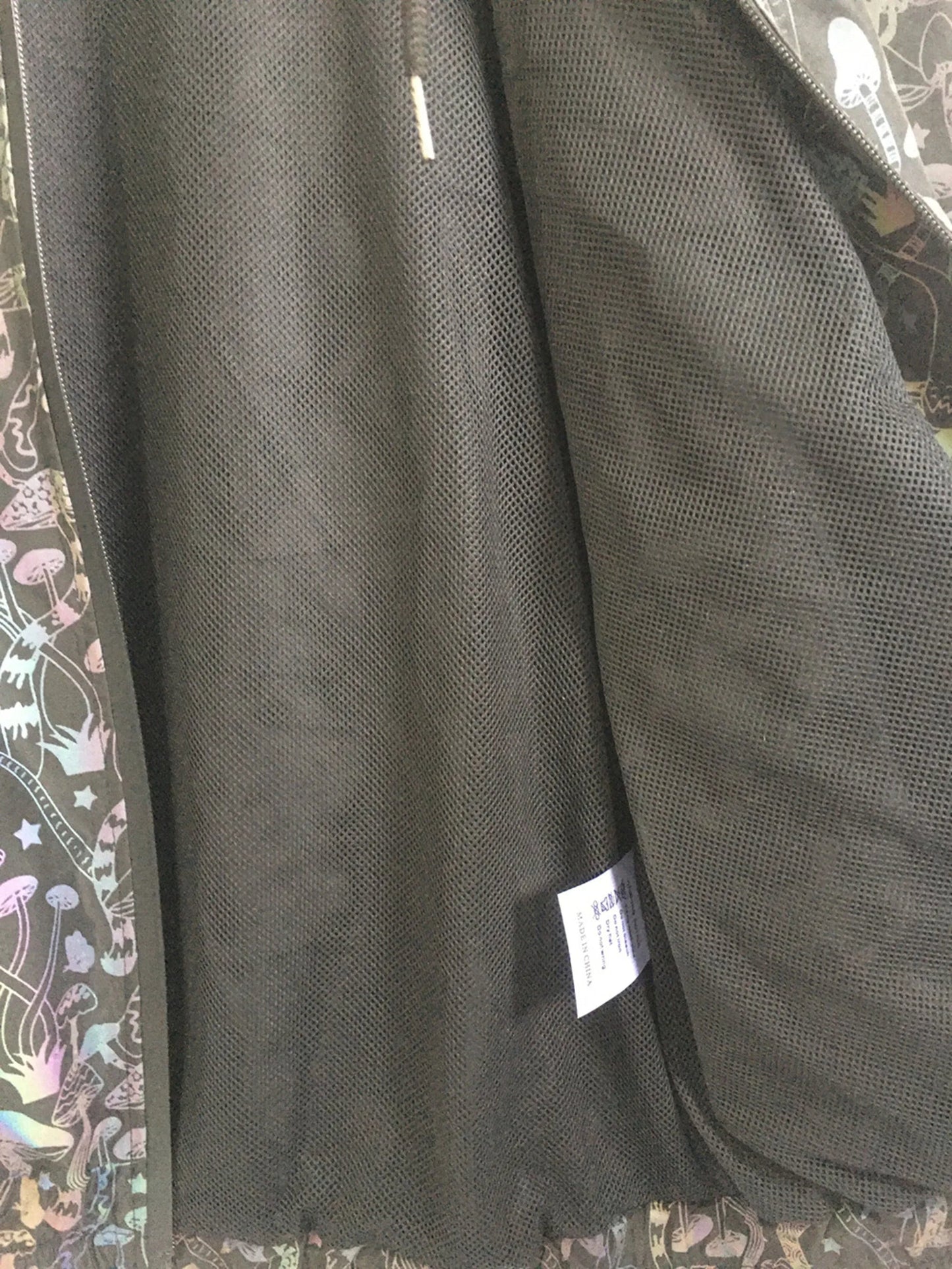 Geometric Reflective “mushroom Pattern” Jacket