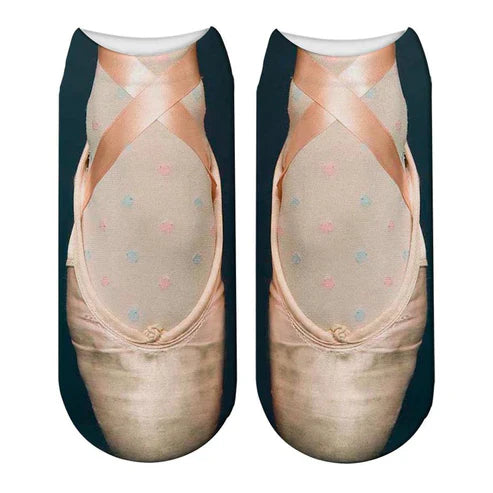 3d Printed Funny Creative Ankle Socks