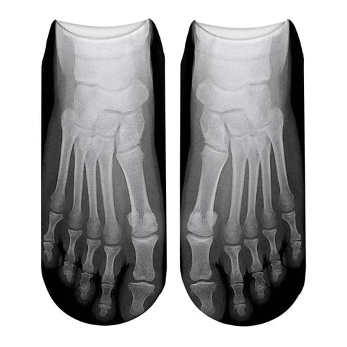 3d Printed Funny Creative Ankle Socks