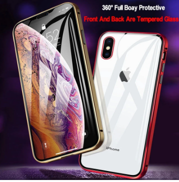 360 Magnetic Adsorption Metal Case For Iphone