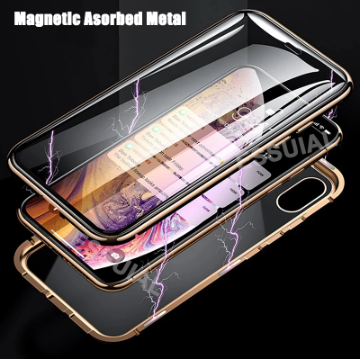 360 Magnetic Adsorption Metal Case For Iphone