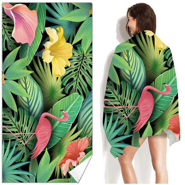 Printed Beach Towel Soft