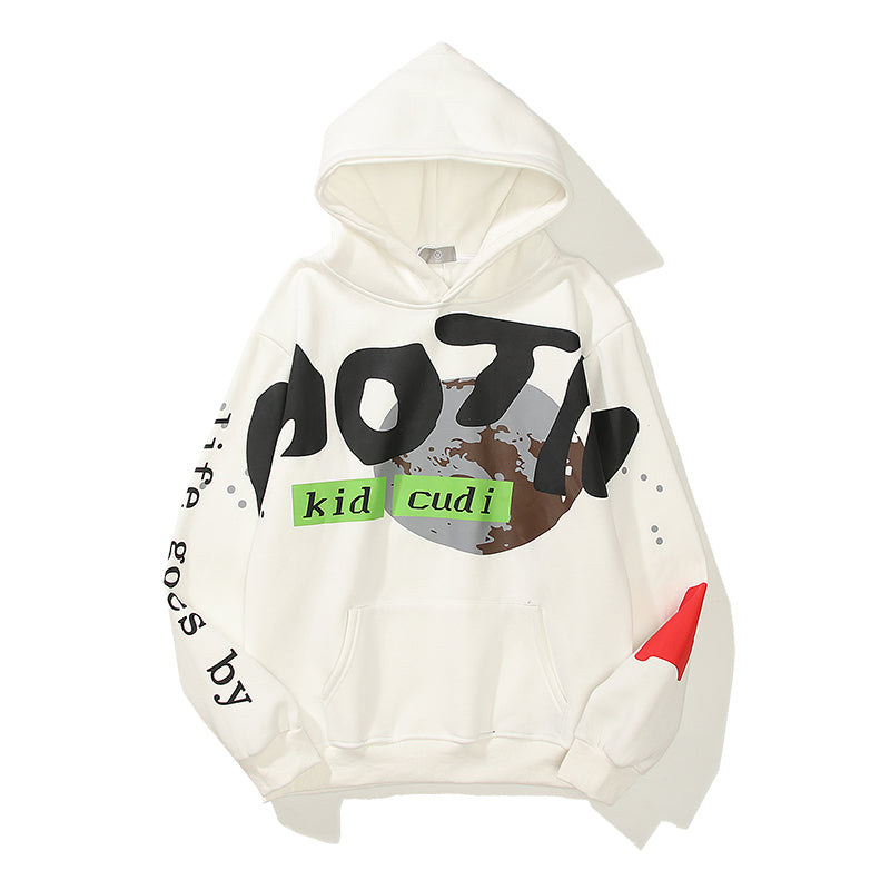 Kanye West Pullover Flannel Hoodies