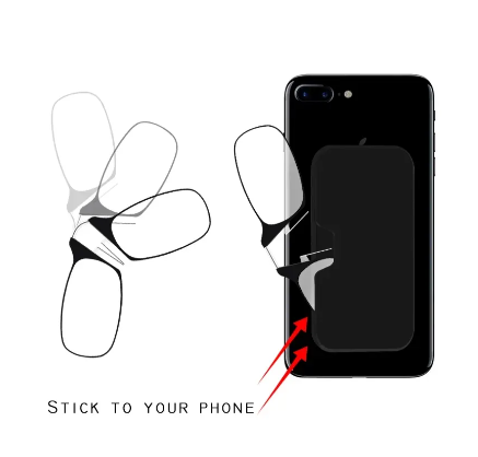 Folding Legless Ultralight Keychain Glasses Men Women