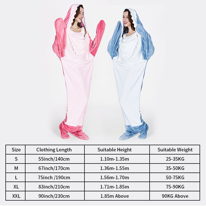 Shark Sleeping Bag Pajamas