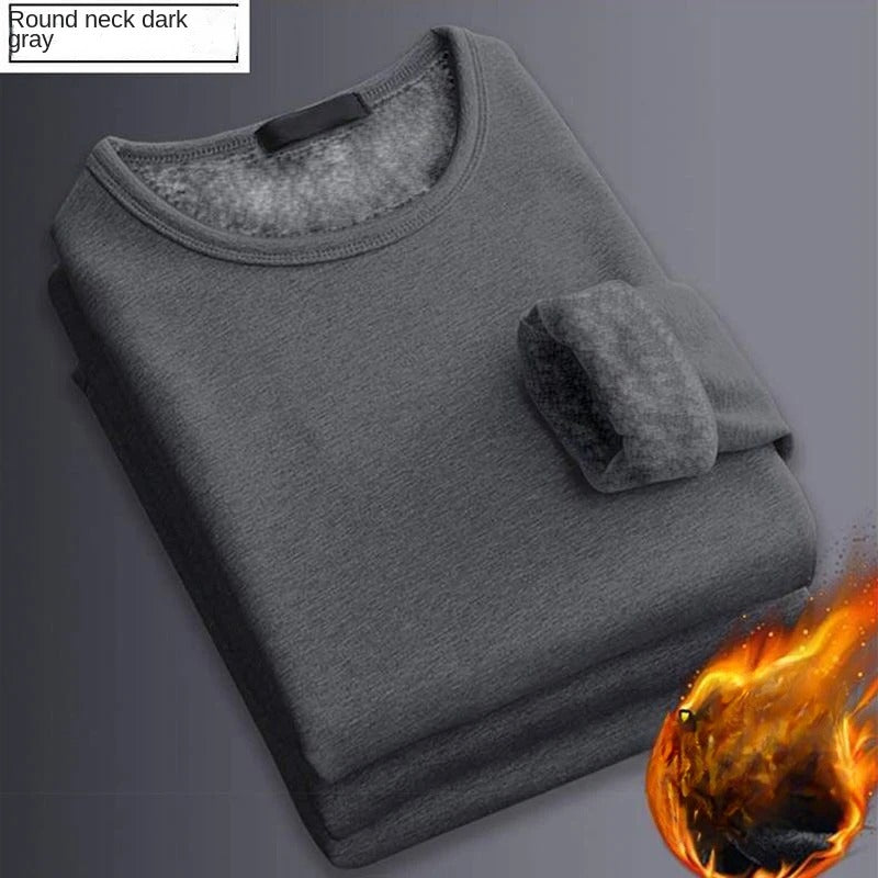 Winter Men's Long-sleeved Thermal Underwer T-shirt