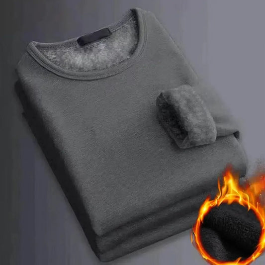 Winter Men's Long-sleeved Thermal Underwer T-shirt