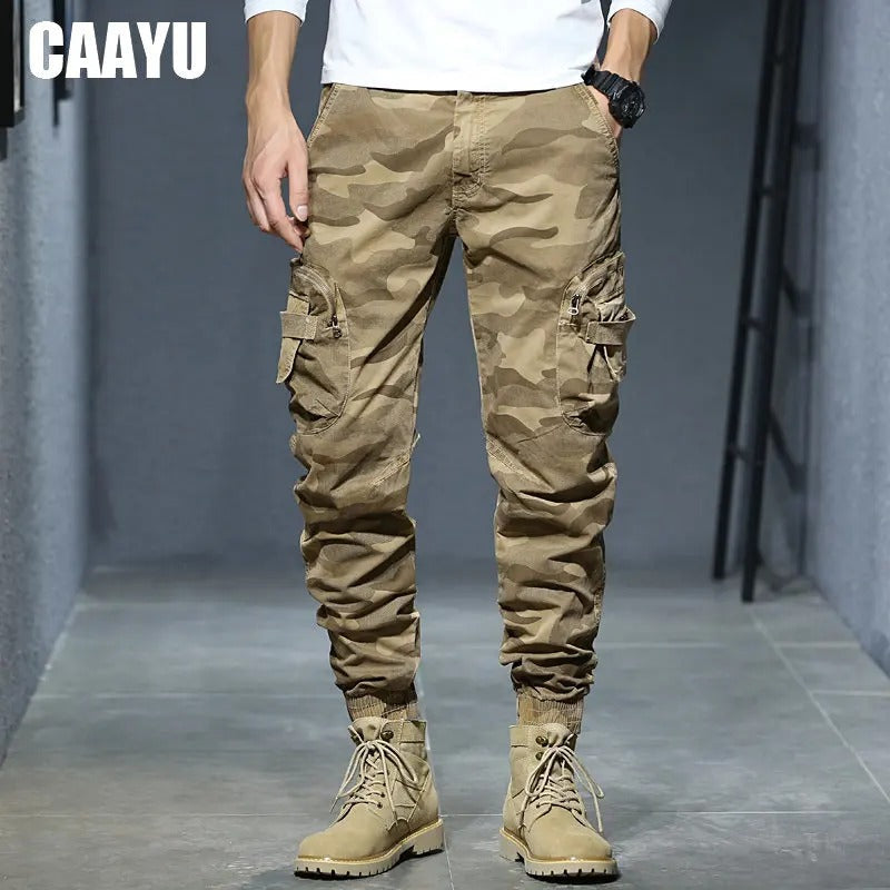 Joggers Cargo Pants Men Casual Hiphop Multipocket
