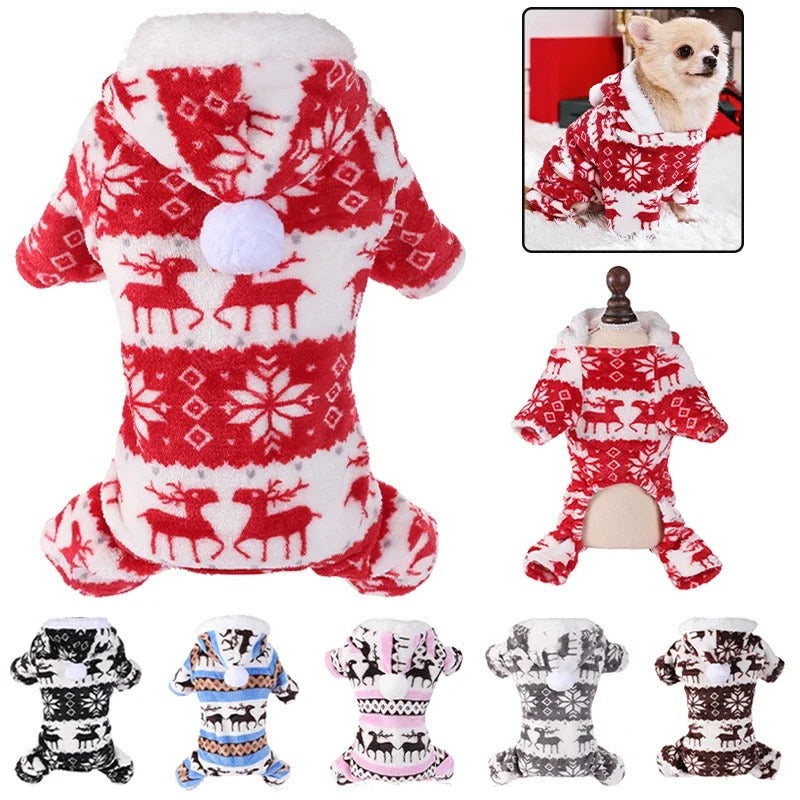 Dog Christmas Jumpsuit
