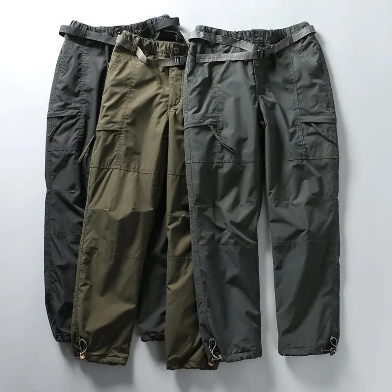 Thick Waterproof Fleece Cargo Pants