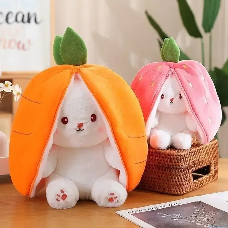 Strawberry Turn Into Rabbit Plush Toy
