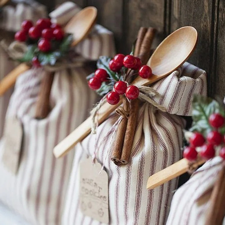 1000/50x Mini Artificial Berries Red Fake Berry Cherry Stamen For Christmas