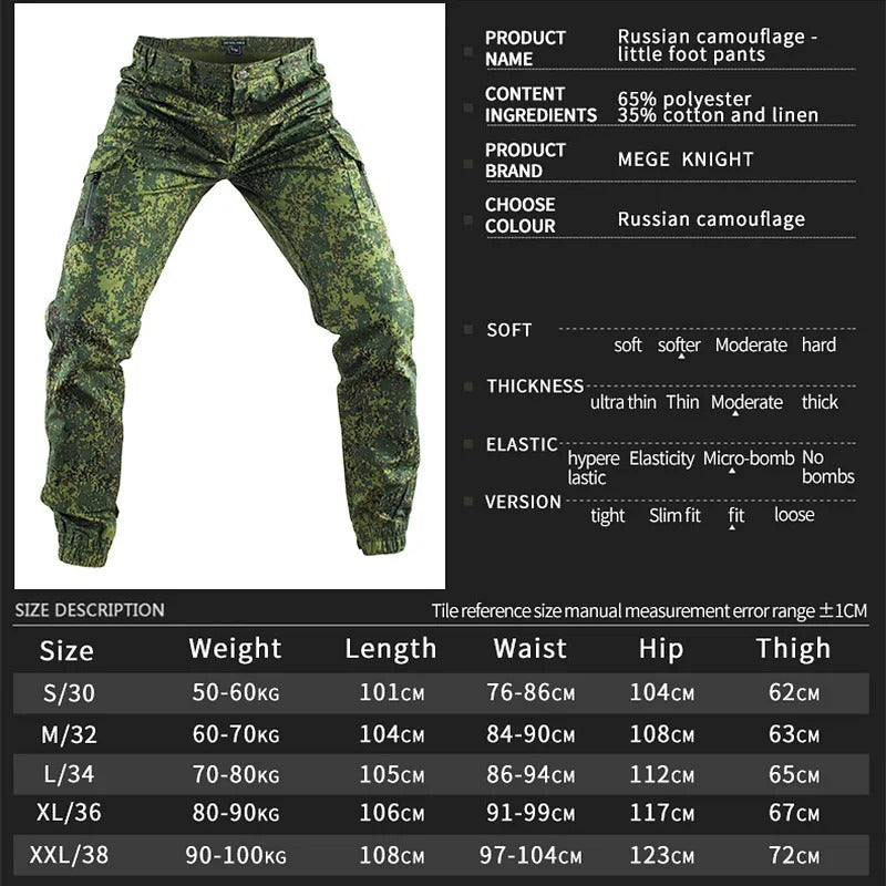 Mege Tactical Joggers Outdoor Ripstop Cargo Pants