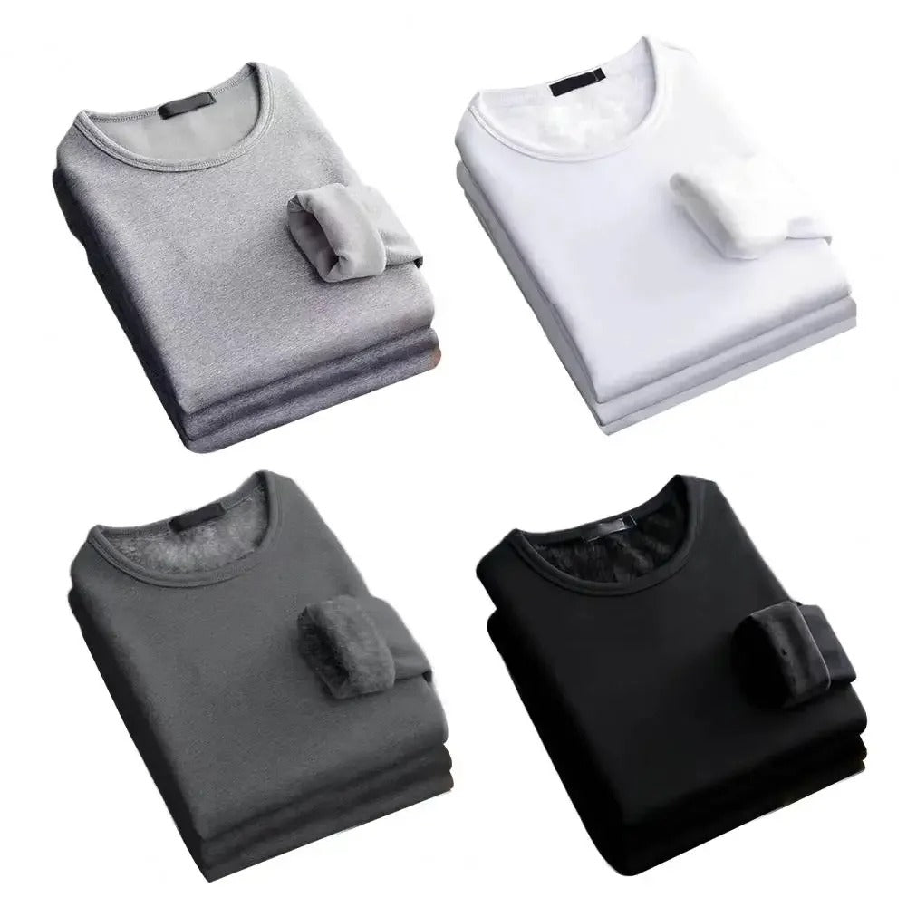 Winter Men's Long-sleeved Thermal Underwer T-shirt
