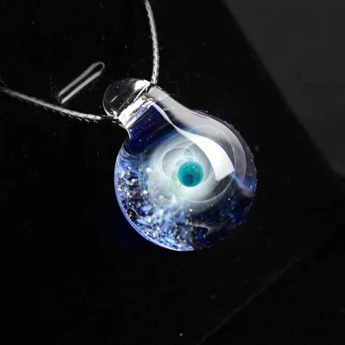 Universe Bead Planets Pendant Necklace