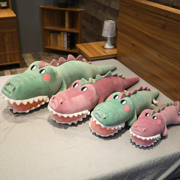 70-130cm Big Tooth Crocodile Plush Toys Pillow