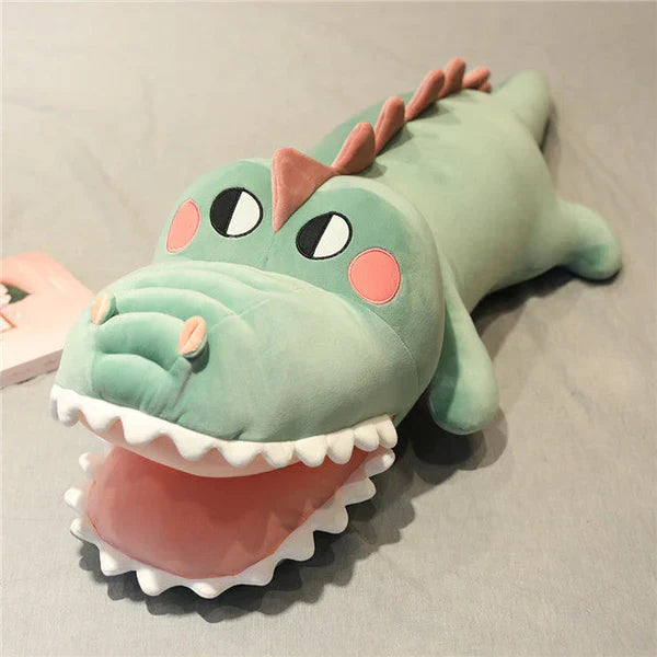 70-130cm Big Tooth Crocodile Plush Toys Pillow