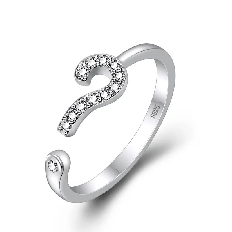 Hot 925 Sterling Silver Ring Adjustable Simplicity