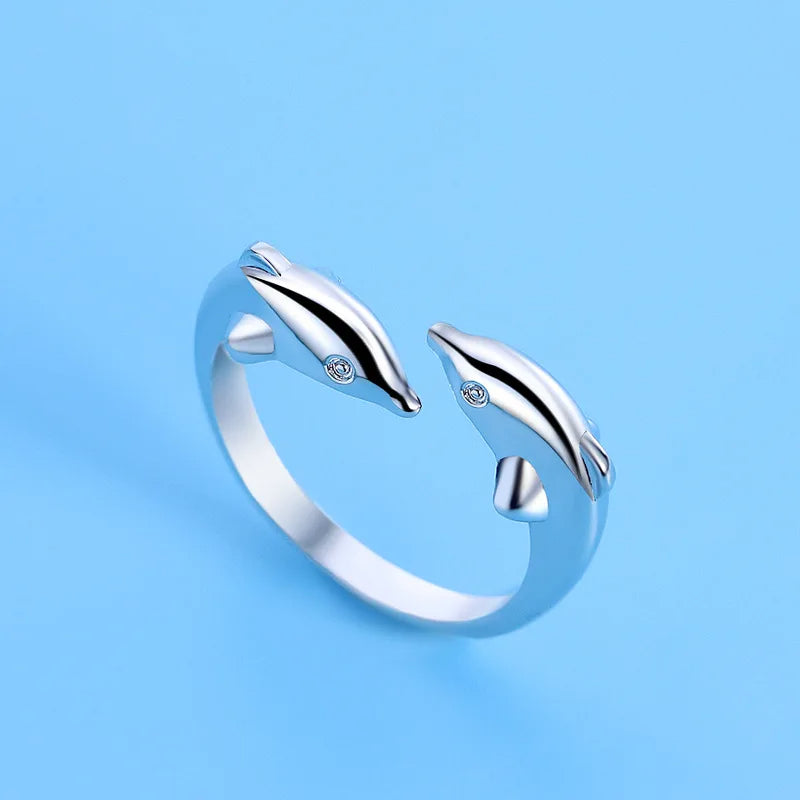 Hot 925 Sterling Silver Ring Adjustable Simplicity