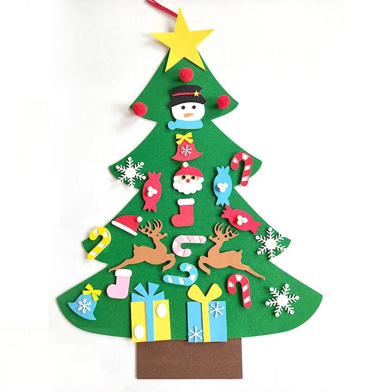 Diy Felt Christmas Tree Christmas Decoration